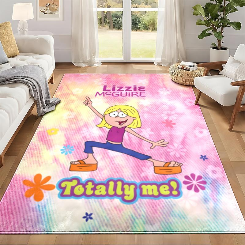 Lizzie McGuire Carpet Door Mat for Living Room or Bedroom Protective Mat Under Chair Office Decoration Christmas Gift Birthday Present