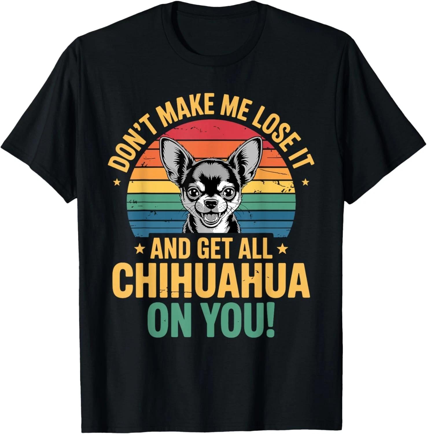 Cool Chihuahua Art for Men Women Kids Chihuahua Dog Lovers Gift Unisex T-Shirt L
