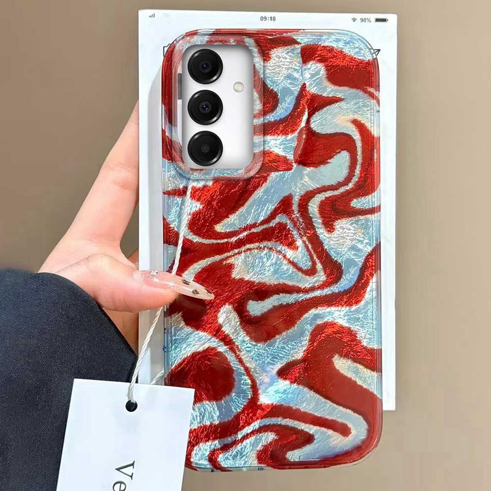 Wave Stripe Leopard Fashion Phone Case for Samsung Galaxy A16 A55 A07 A17 A56 A36 A26 A53 A06 A14 A24 A34 A54 A15 A12 A22 Cover