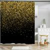 Flowers Butterfly Pattern Shower Curtains Bathroom Curtains Waterproof Polyester Bath Curtain with 12 Hooks Shower Curtain
