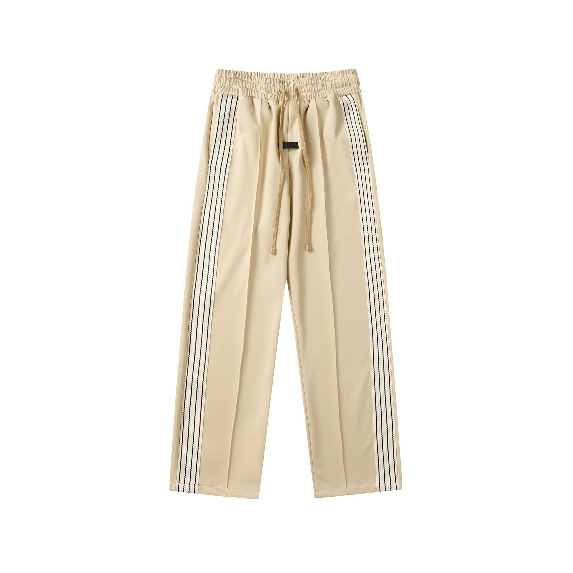 Рычаг Три Совместные Брендовые Повседневные Свободные Треники в Стиле Хай-стрит для Восьмого Сезона - Унисекс, Длинные Штаны S