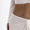 Sexy Tassel Waist Chain Belt Zircon Rhinestone Belly Body Chain Fashion Trend Zircon For Women Festival Rave Party Accessories