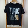 Tupac Shirt Top Womens 2XS Black Prayer Graphic Print Short Sleeve Crew Neck