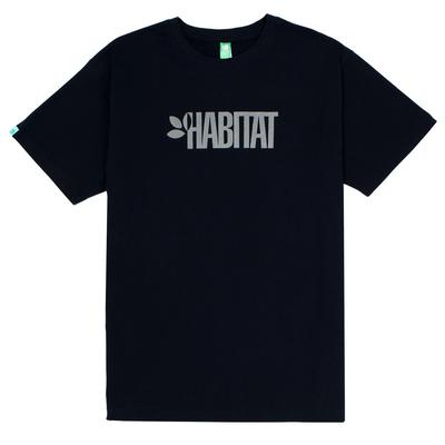 Camiseta Habitat Skateboards Apex Negra