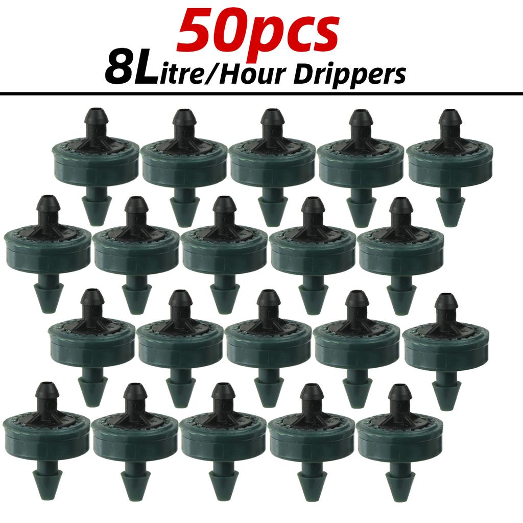 Kesla Drip Irrigation Kit 10-100M 4Way 2Way 8L Drip Arrow 3/5Mm Hose Watering System Dripper Sprinkler Pot Planting Greenhouse