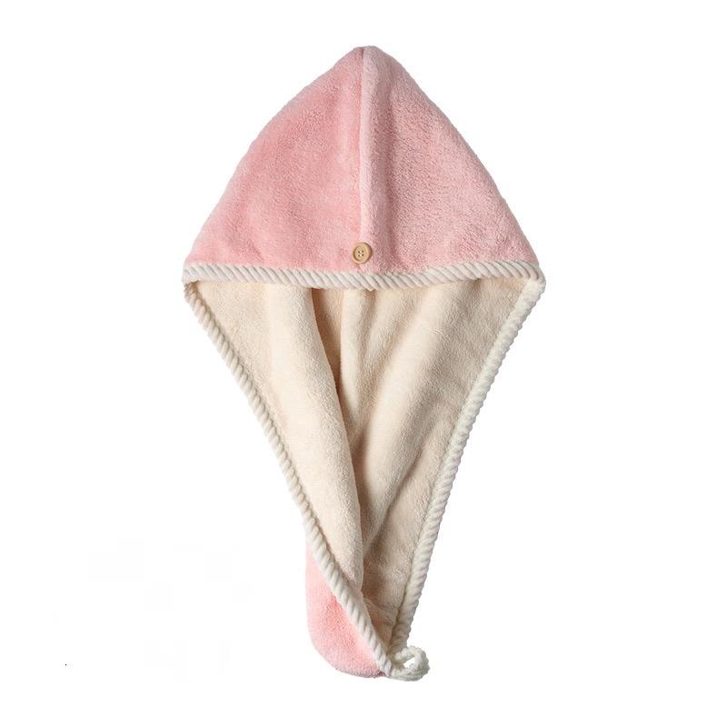 

Утолщенная двухслойная шапочка для сухих волос для женщин. Быстросохнущая шапочка для ванны из кораллового бархата без выпадения волос, платок и повязка на голову. Полотенце для сухих волос. 40x60cm