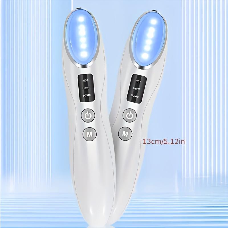 USB Rechargeable Eye Beauty Instrument Multi-gear Adjustment Vibration Massage Ergonomic Design Delicate Metal Surface