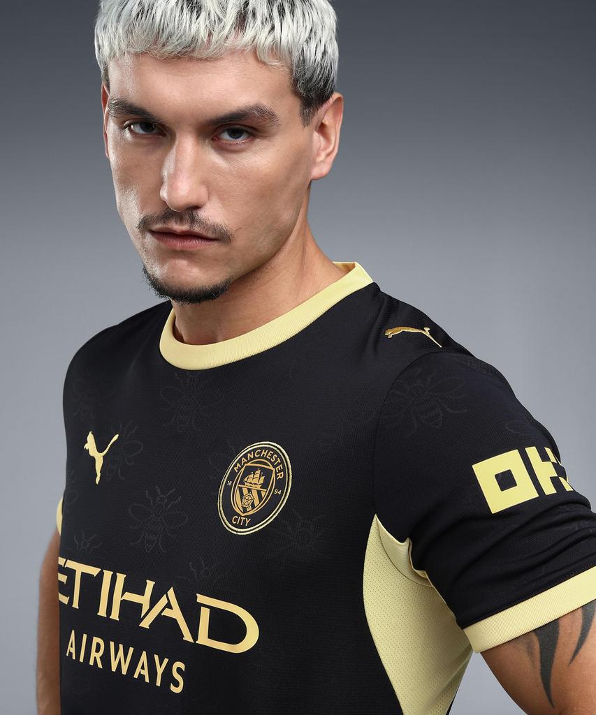 Away Jersey Replica [Puma] 78433903_MCFC Black/Flaxon_XL