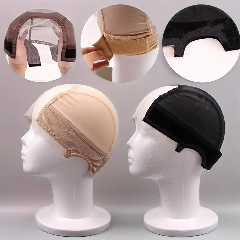 Cloth Lace Wig Cap With Grip Adjustable Band For Secure Fit Wig Grip Band And Wig Caps Set Wig Band