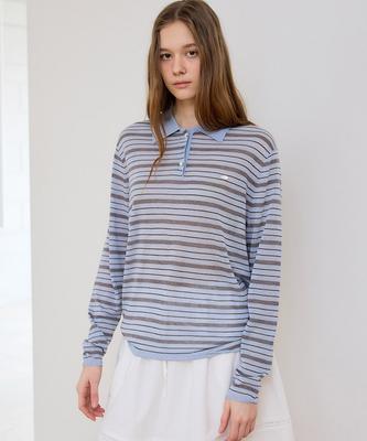 Prisy Lovely Stripe Knit_Blue