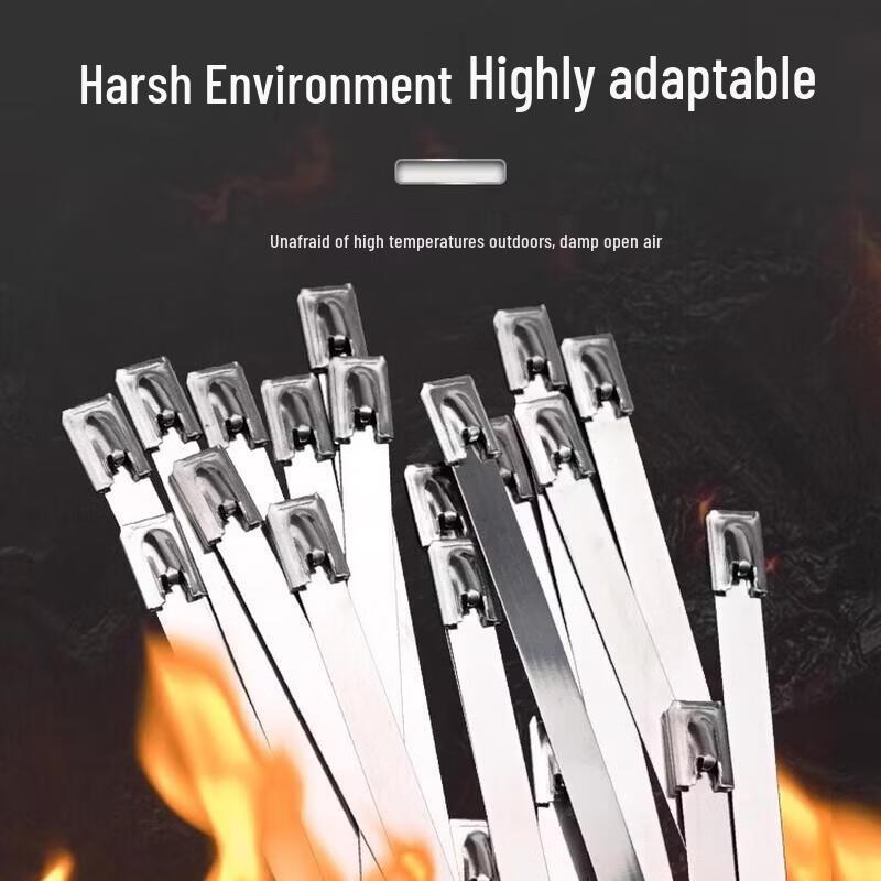 304 Stainless Steel Self-locking Cable Ties