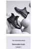Korean Style Eco-Friendly Waterproof Black Red Ankle Boots - Dirt & Stain Resistant Large Size Rubber Shoes for Outdoor Use