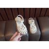 Retro Princess Closed Toe Sandals Soft Sole Non-slip Kids Summer Beach Footwear