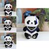 Charming Graduation Panda Plush Toy Adorable Stuffed Animal With Customizable Logo