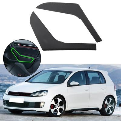 Auto-interieur Links Rechts Deurgreep Cover Trim Zwart Auto Vervangende Onderdelen voor VW Golf MK6 2009 2010 2011 2012 2013 GTI