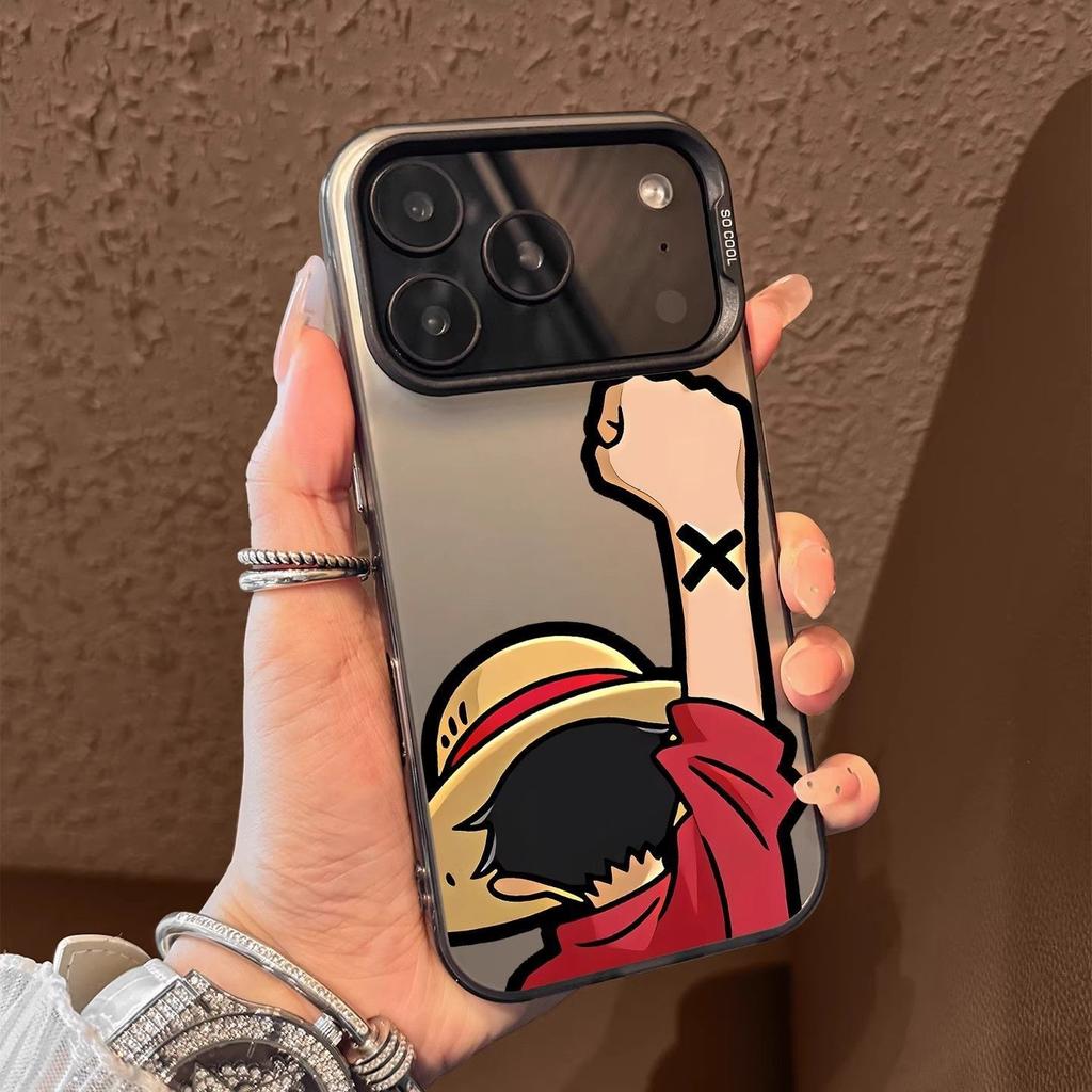 Applicable To Apple 17 Mobile Phone Case Cute Anti-drop Iphone16promax Non-collision 15 Niche Cartoon ONE PIECE