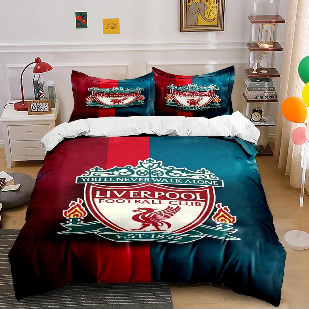 Liverpool Club Bedding Set Bedding set (1 duvet cover, 2 pillowcases, duvet not included) 135x200cm