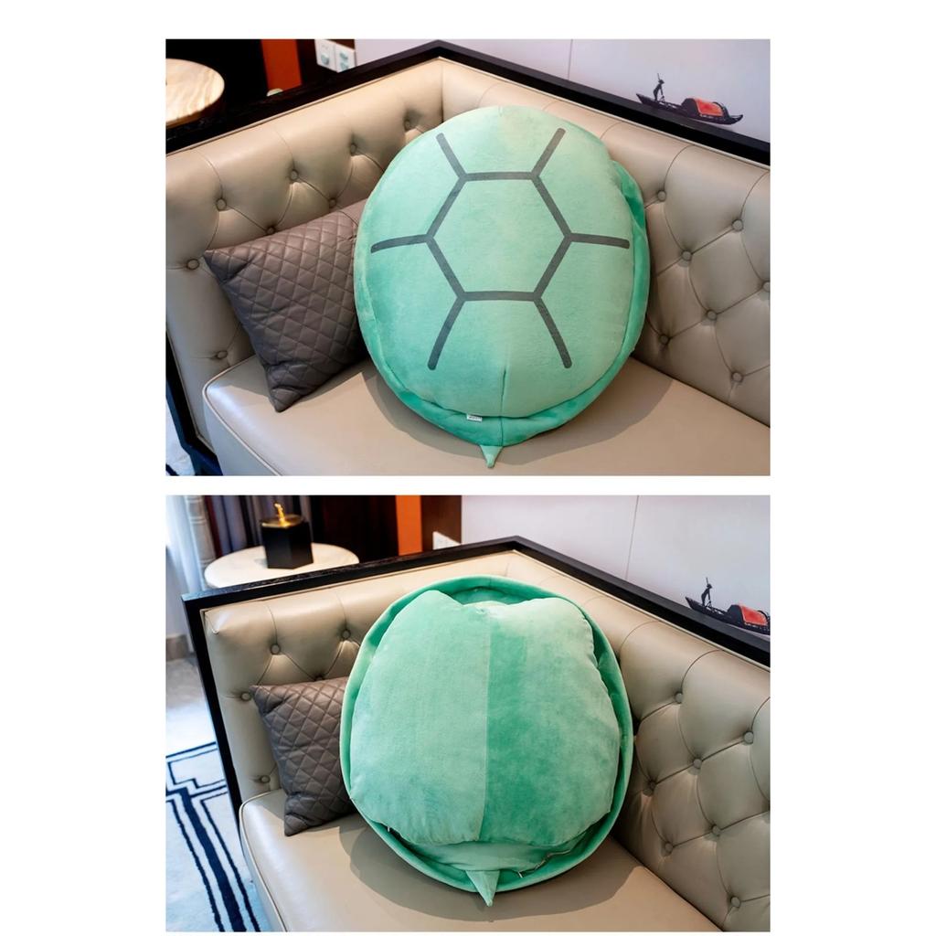 Lustige Extra Große Tragbare Schildkrötenpanzer Kissen Beschwerte Kuscheltier Kostüm Plüschtier Lustige Verkleidung, Geschenk für Kinder Erwachsene