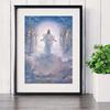 Jesus Christ Shining Portrait Canvas Art Print Painting Poster Wall Pictures For Room Decorative Home Decor Picture No Frame