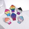 LGBT Faust Emaille Anstecknadeln Individuell Lesbisch Gay Bi Trans Asexuell Pan Anstecker Reversabzeichen Pride Regenbogen Schmuck Geschenk für Liebende