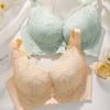 Women's Seamless Bra with Full Cup and Thin Design Gathered Bra for Women Anti Sagging and Double Breasted Plus Size Bra