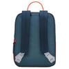 Nike Tanjun Polyester Backpack Regular Men's Gray Green & Orange Red Casual BA5927-058