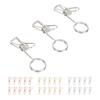10 Pezzi Clip per Segnaposto Tavolo Metalliche Riutilizzabili Supporto Display Numero Menu da Scrivania per Matrimoni Eventi Ristoranti
