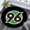 Hannover 96 FC Bedruckter Runder Teppich, Rutschfester Waschbarer Kreis-Teppich für Wohnzimmer Schlafzimmer Spielzimmer, Sportfan Dekoration, Feiertags-Geburtstagsgeschenk