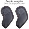 10Pcs Golf Iron Headcover Number Letter Skull Waterproof Faux Leather Golf Club Head Protector Cover Kit Golf Accessories