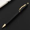 Supply Black Ink Golden Wist Wave Pattern Stationery Sign Pen Ballpoint Pen Metal Pen Gel Pen