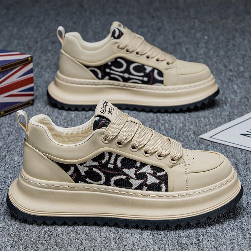 CYYTL Men Casual Shoes Platform Sneakers Outdoor Leather Tennis Running Sports Hiking Skateboard Luxury Designer Fashion Loafers