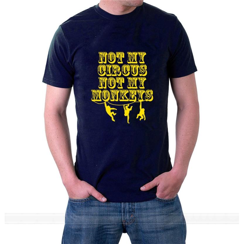 

Not My Circus, Not My Monkeys T-Shirt Not My Problem Tee Sillytees Cool Casual Tee Shirt S