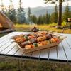 50PCS Thickened Kraft Paper Barbecue Tray Waterproof Dessert Plate  Picnic