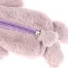 1Pc Cute Rabbit Shape Plush Pencil Case Plush Animal Stuffed Toy Stationery Pouch Makeup Bag Storage Bag School Supplies