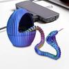3D Snake Eggs Home Snake Egg Decor 3D Printed Snake with Gear Egg Flexible Animals Cute Egg Figure for Desk Decoration