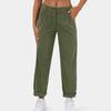 Pantaloni dritti in velluto a coste da donna, casual, con tasca a bottone