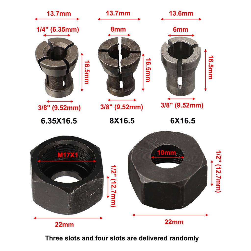 High Strength Collet Chuck Adapter Engraving Trimming Machine Router