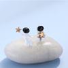 Stylish And Cute Space Astronaut Stud Earrings Are Versatile And Simple Asymmetrical Stud Earrings.