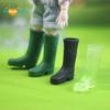 1 Paar 1/12 Maßstab Mini Gummistiefel Puppenhaus Farbe Miniatur Haus Garten Hof Dekoration Puppen Zubehör Rot Blau Schwarz