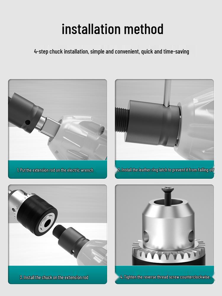 Universal Electric Drill Converter: Multifunctional Impact Wrench Socket Adapter