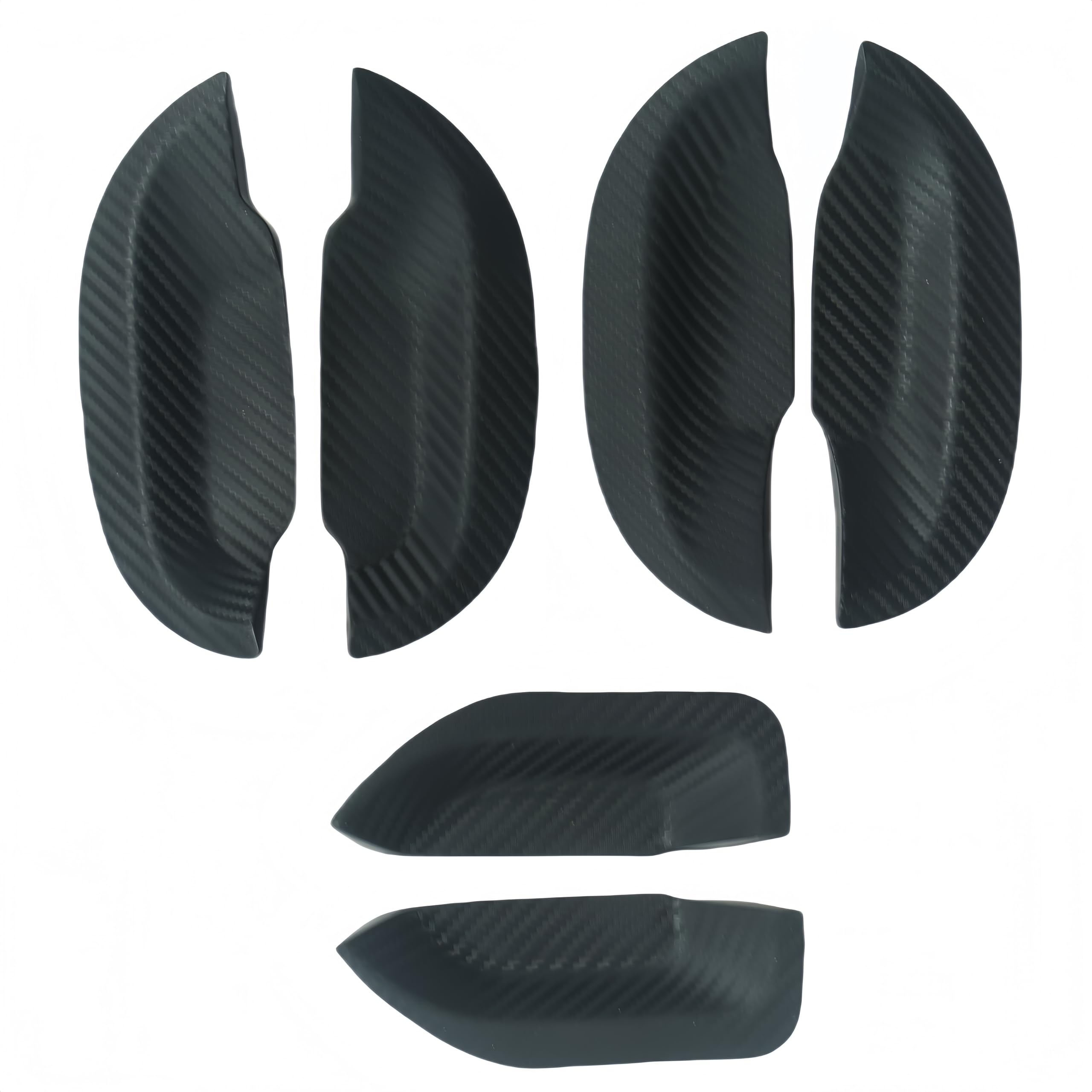 

RXCARGO Door Knob Undercover for Toyota Caravan NV350 Exterior Door Car Dedicated Door Exterior Door Handle Scratch Carbon Fiber Look Wide/Narrow