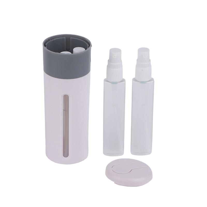 Travel Dispenser Split Bottle Shampoo Lotion Shower Gel Soap Bottle 4 In 1 Empty Sub-Bottle Press Container Bottles