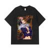 275 GSM Gewaschene T-Shirts 100% Baumwolle Sieben Todsünden V9 Merlin Druck Unisex Schweres Baumwoll-T-Shirt