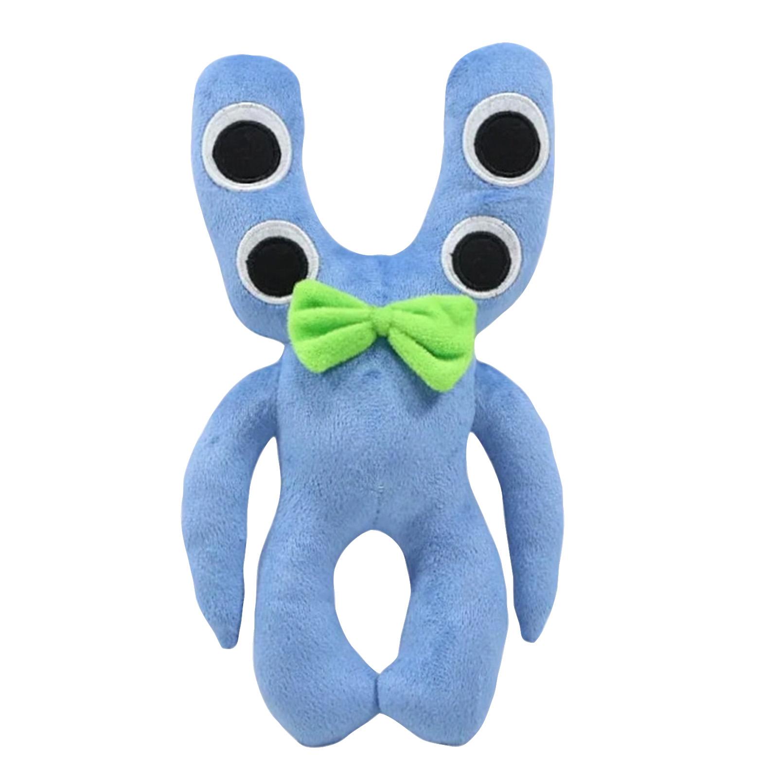 

Plush Cartoon Character Soft Toy with Multiple Eyes and Bowtie Stuffed Animal Doll for Kids and Collectors Game Merchandise One Size синий