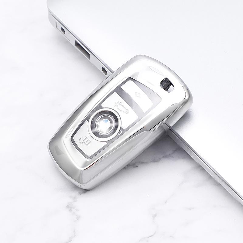 BMW 5 Series 7-Button Key Fob Protective Case and Buckle 520/525 525Li Car Accessories