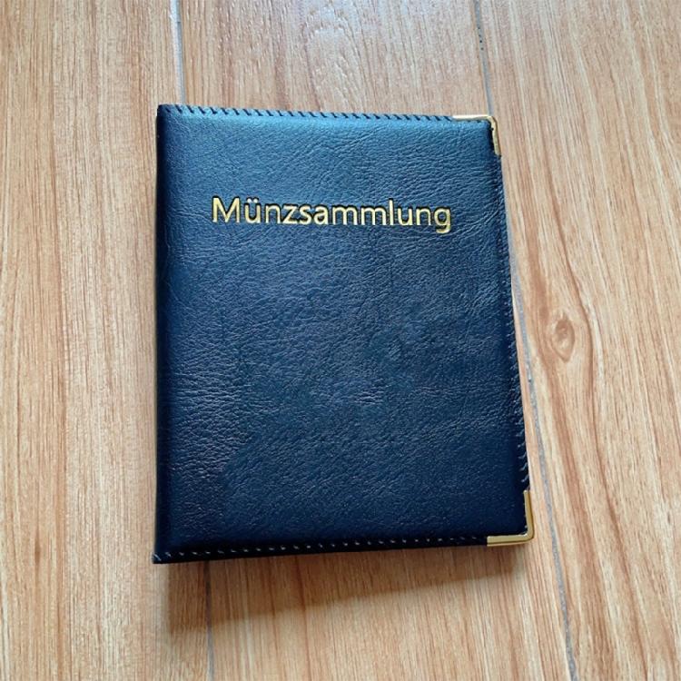 Großkapazitäts Münzsammlungsalbum 480 Taschen Münzsammelalbum Leder Münzsammlung Buch für Sammler