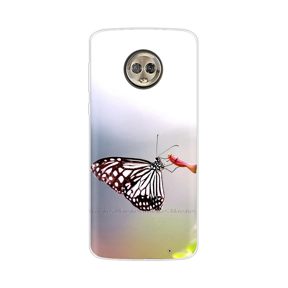 For Moto G6 Play Case TPU Soft Paint Animal Silicone Clear Cover for Motorola Moto G6 Play Plus G6Play Cases Protective Shell