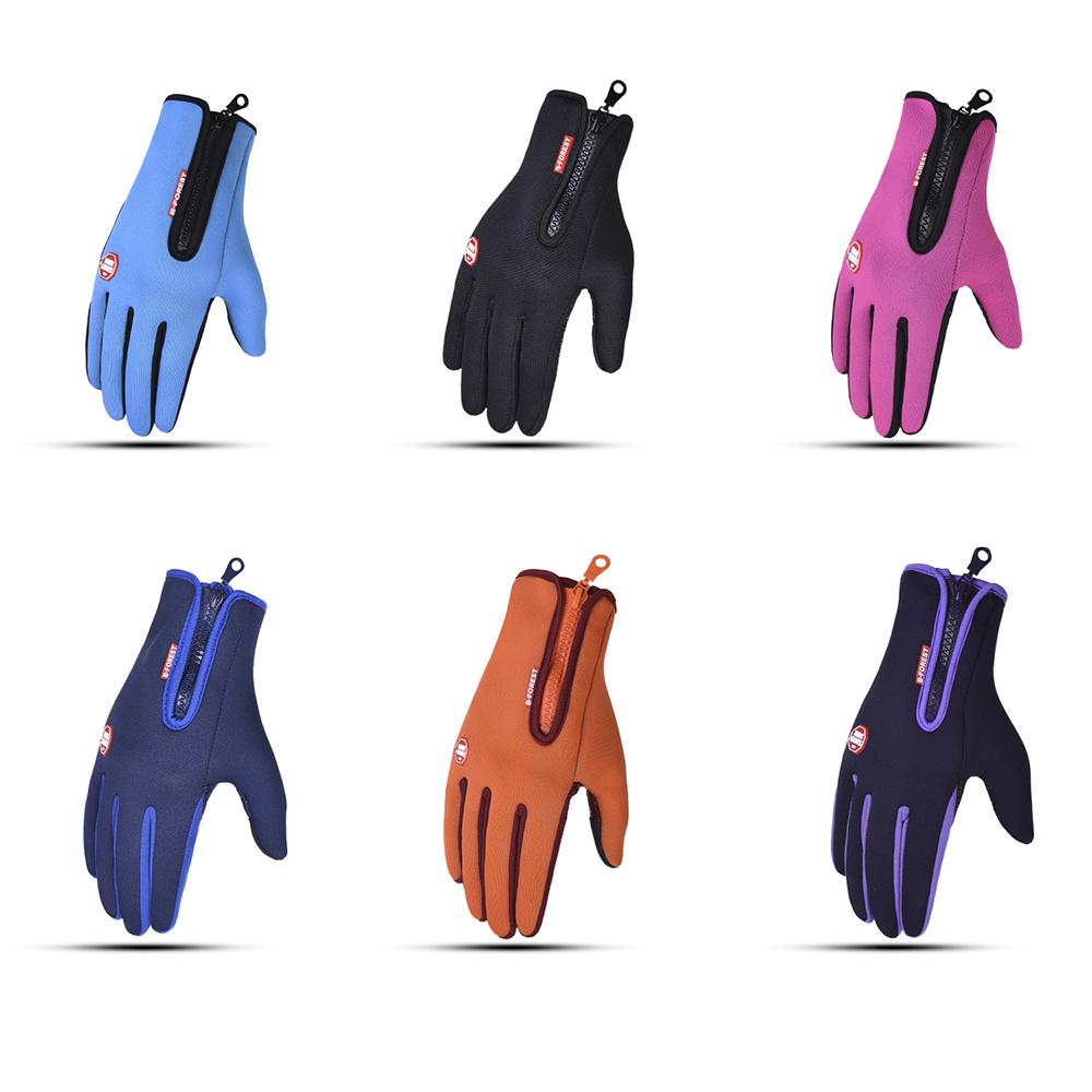 Kyncilor Glove Outdoor Winter Warm Sklisikker berøringsskjermhansker for sportssykkelkjøring