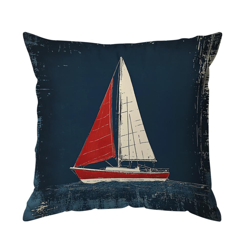 Navigation Compass Cushion Pillowcase Printed Polyester 45x45cm Throw Pillowcover Decorative Sofa Cushion Pillowslip Home Decor