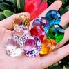 10pcs 25mm Crystal Diamond Multicolor Vase Filler Gems Jewels Diamond Shaped Paperweight Home Decor Wedding Decorations